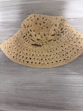 O'Neill Crochet Wide Brim Sun Hat - Natural Beige